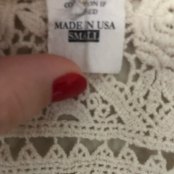 💜 Beautiful Windsor Shrug Small Light Blue - Picture 3 of 4